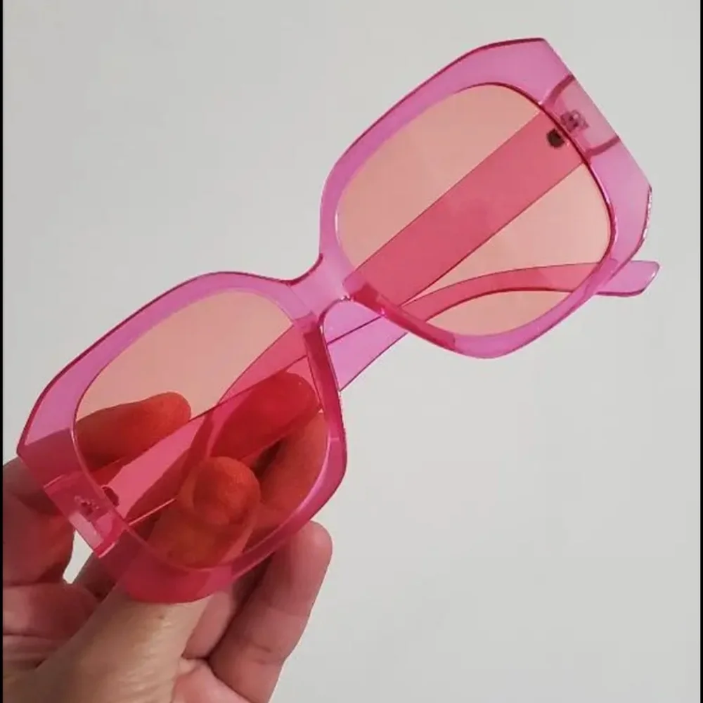 Sunglasses Oversized Fashion Pink Eyeglasses, Polycarbon